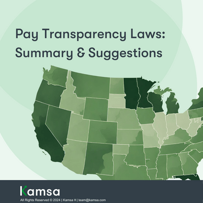 Pay Transparency Laws Summary & Suggestions